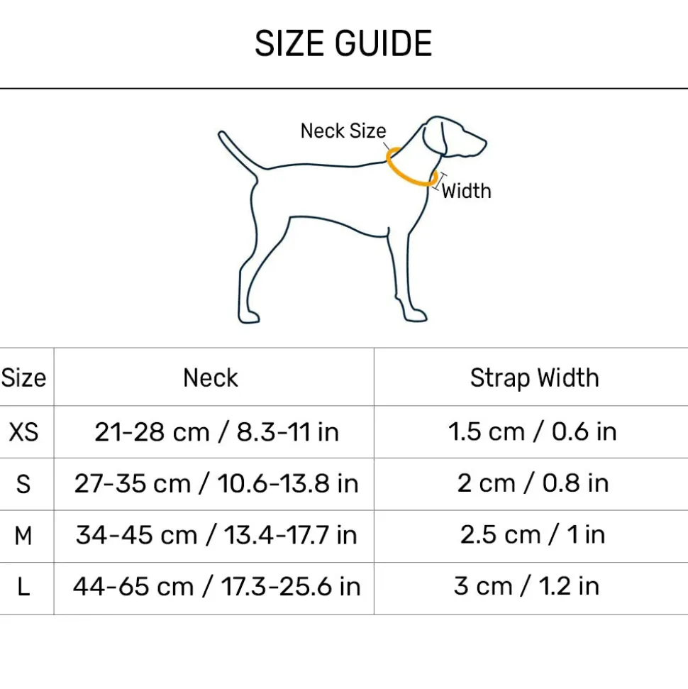 HUFT Classic Collar For Dog - Navy