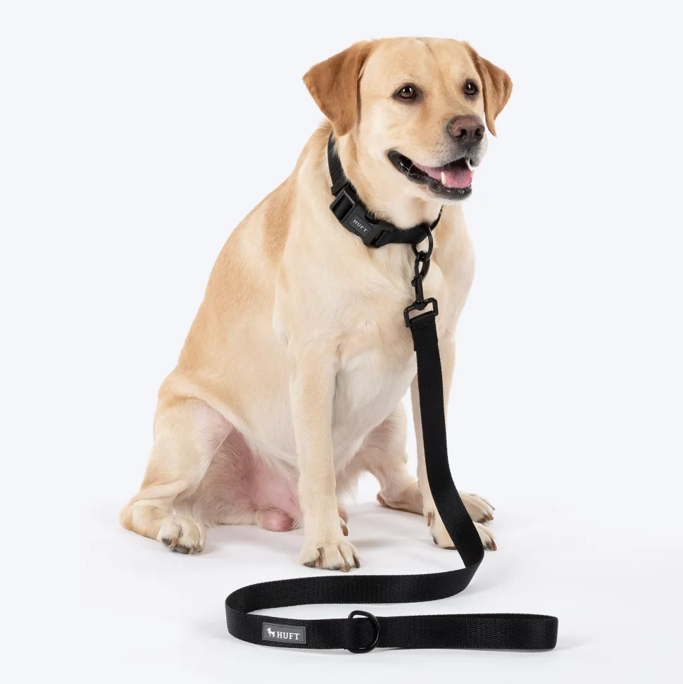 HUFT Classic Leash For Dog - Coal Black