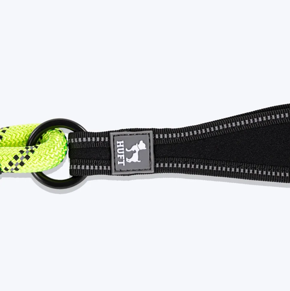 HUFT Classic Rope Leash For Dog - Neon Green - M - 5 ft