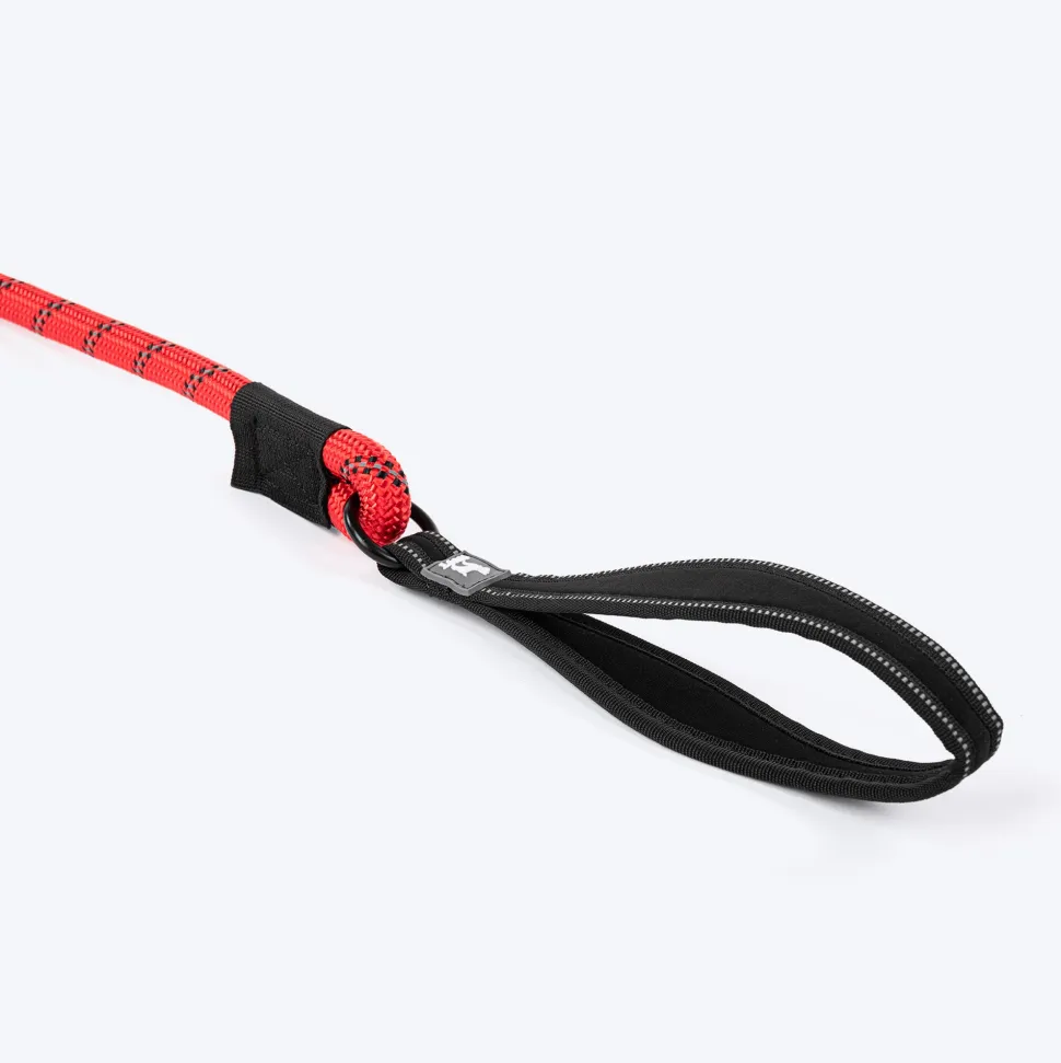 HUFT Classic Rope Leash For Dog - Red - 5 ft