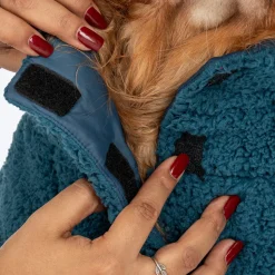 HUFT Cloudy Comfort Jacket For Big Dog - Peacock Blue