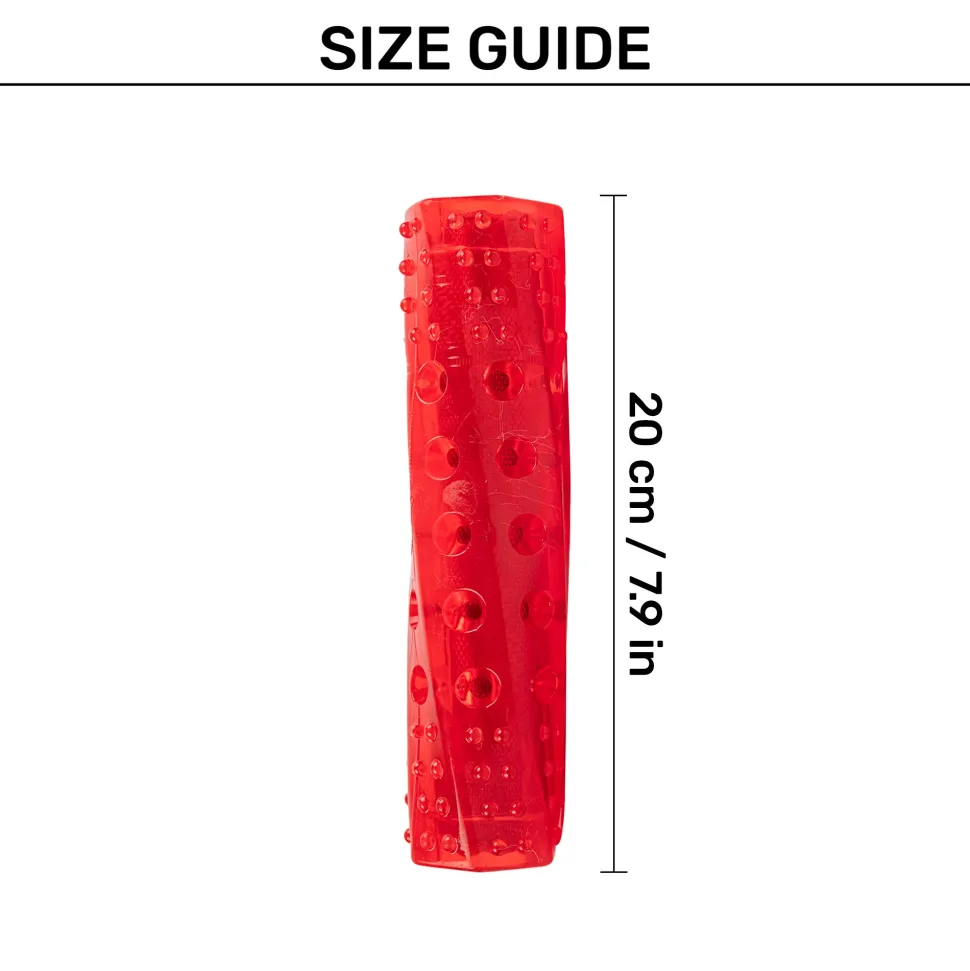 HUFT Crinkly Stick Chew Toy For Dog - Red