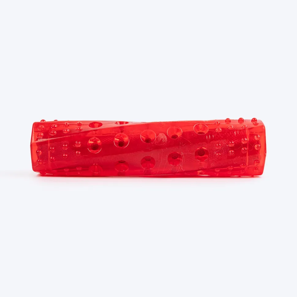 HUFT Crinkly Stick Chew Toy For Dog - Red