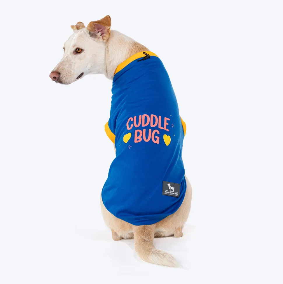 HUFT Cuddle Bug T-Shirt For Dogs - Blue