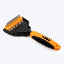 HUFT Deshedder with Rake for Dogs - Orange