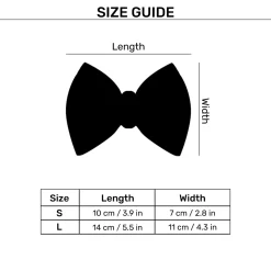 HUFT Desi Glam Bow Tie For Dog - Pink & Green