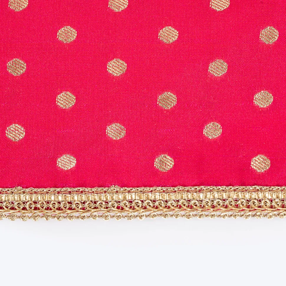 HUFT Desi Glam Knot Bandana For Dog - Pink