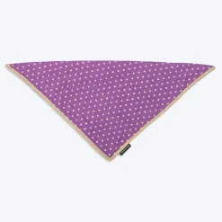 HUFT Desi Glam Knot Bandana For Dog - Purple