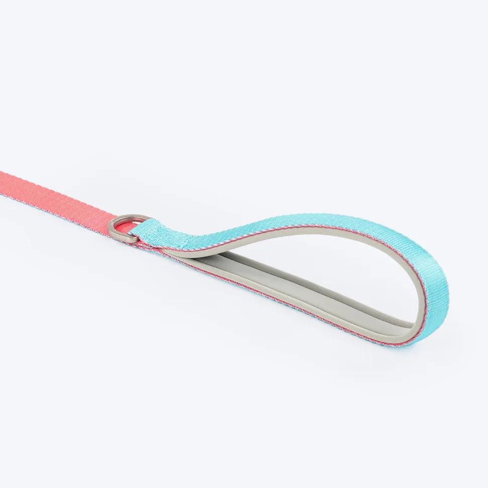HUFT Dichromatic Leash For Dog - Pink & Turquoise