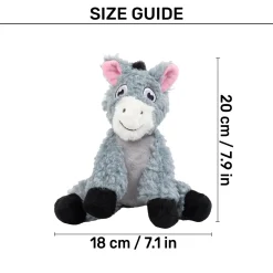 HUFT Donky Donk Plush Toy For Dog - Grey