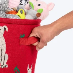 HUFT Doodle Buddy Toy Basket For Dog & Cat - Multicolor