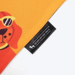 HUFT Ek Dum Bindas Bandana For Dog - Yellow