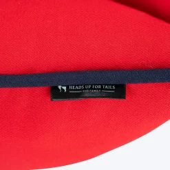 HUFT Ellie Classic Lounger Bed For Dog - Red & Navy