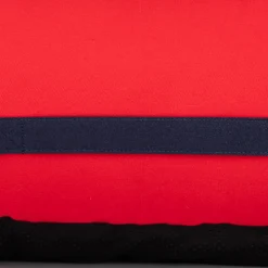 HUFT Ellie Classic Lounger Bed For Dog - Red & Navy