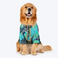 HUFT Festive Bliss Kurta For Dog - Blue