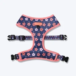 HUFT Flower Child Reversible Harness For Dogs - Blue & Pink