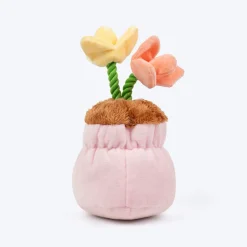 HUFT Flower Power Squeaky Plush Toy For Dog - Multicolor