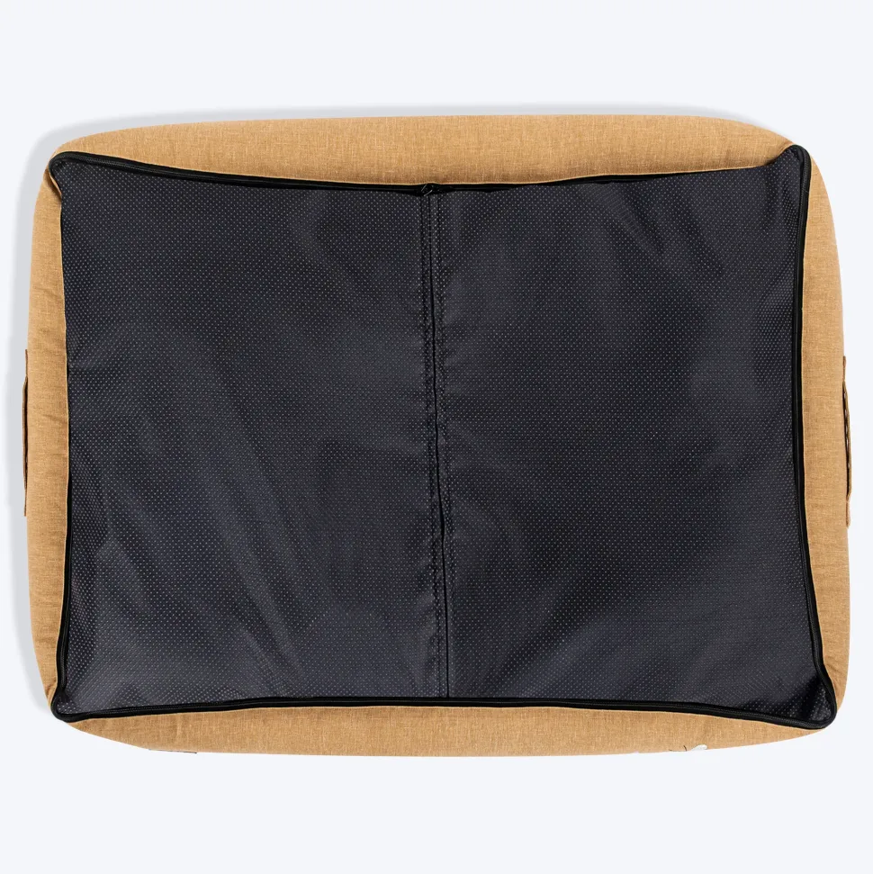 HUFT Flutter Of Love Lounger Bed For Dog - Light Brown
