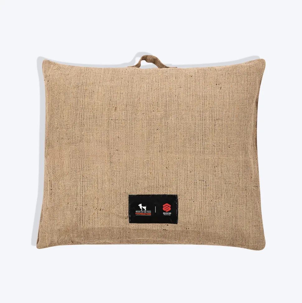 HUFT Foundation X SPACES Gunny Bed For Streeties - Brown