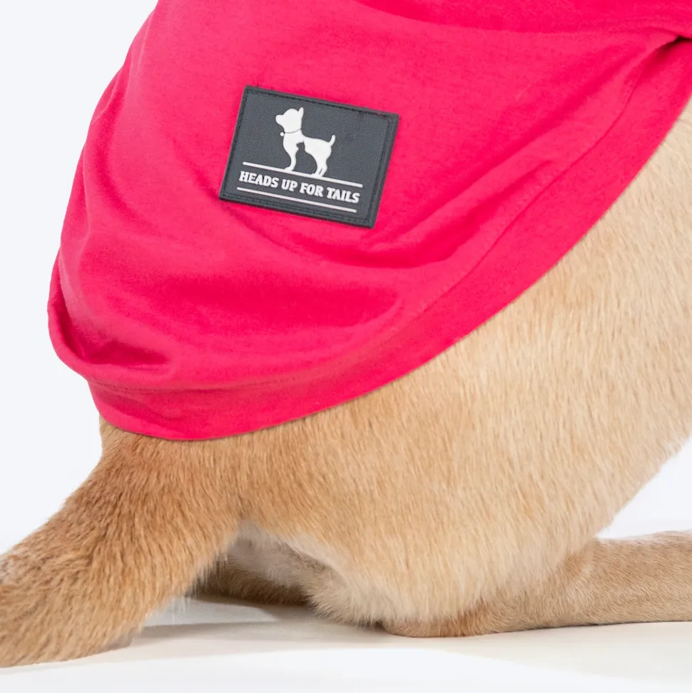 HUFT Fur-Ever Loved T-Shirt For Dogs - Pink