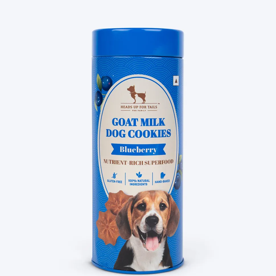 HUFT Goat Milk Dog Cookies - Blueberry - 200 g