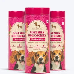 HUFT Goat Milk Dog Cookies - Chicken Liver - 200 g