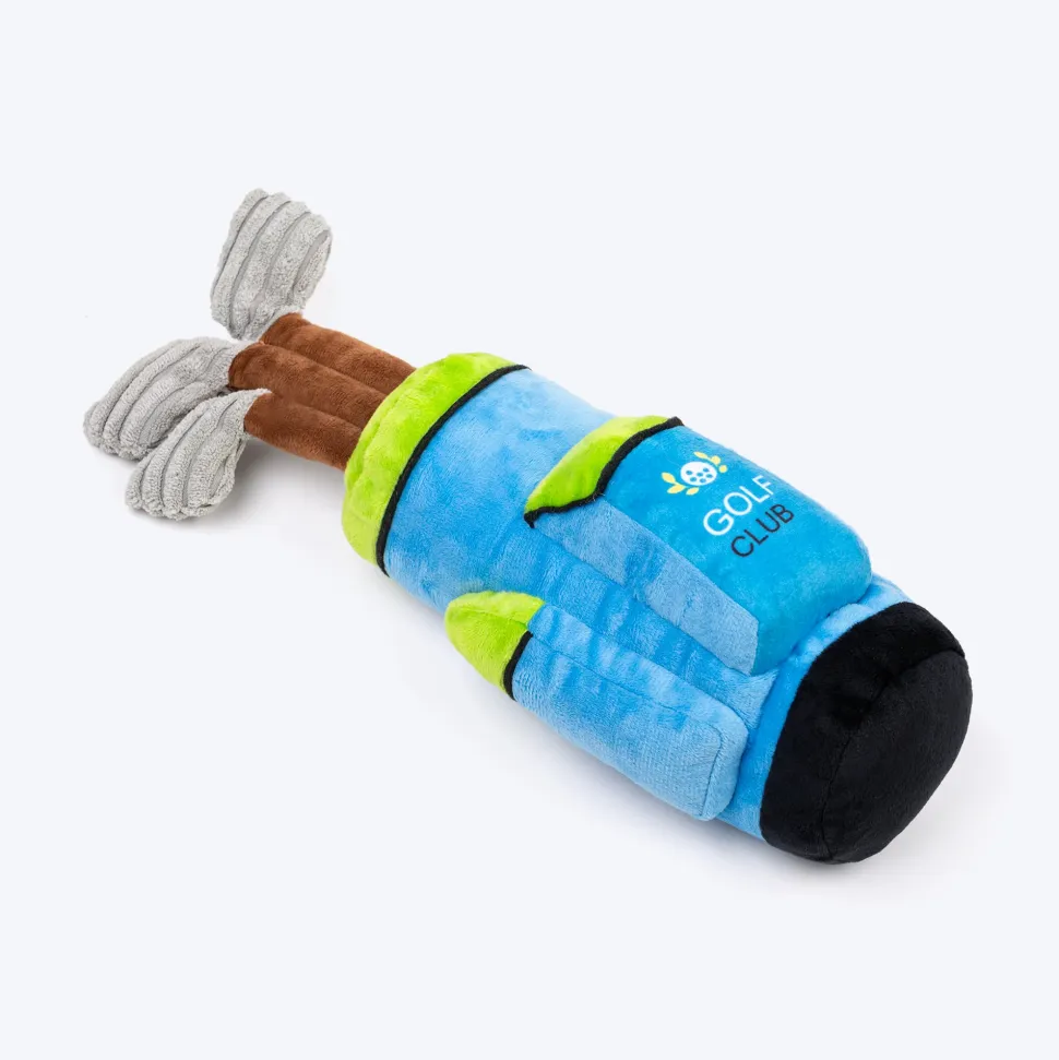HUFT Go-Go-Golf Plush Dog Toy - Blue