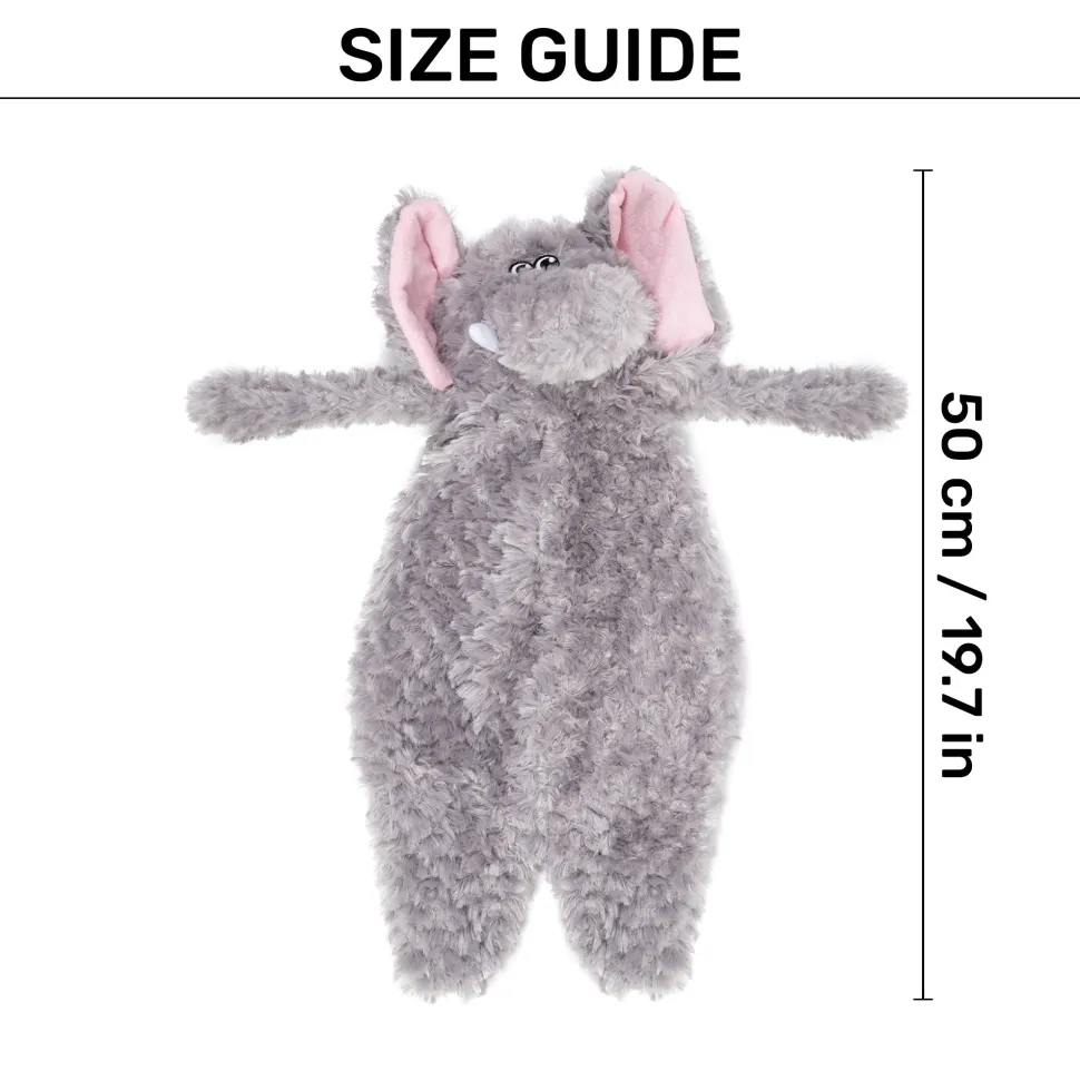HUFT Goofy Elly Plush Toy For Dog - Grey