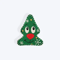 HUFT Goofy Xmas Tree Dog Collar Insert (Green)