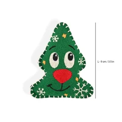 HUFT Goofy Xmas Tree Dog Collar Insert (Green)