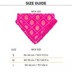 HUFT Gulabi Glow Bandana For Dog - Pink