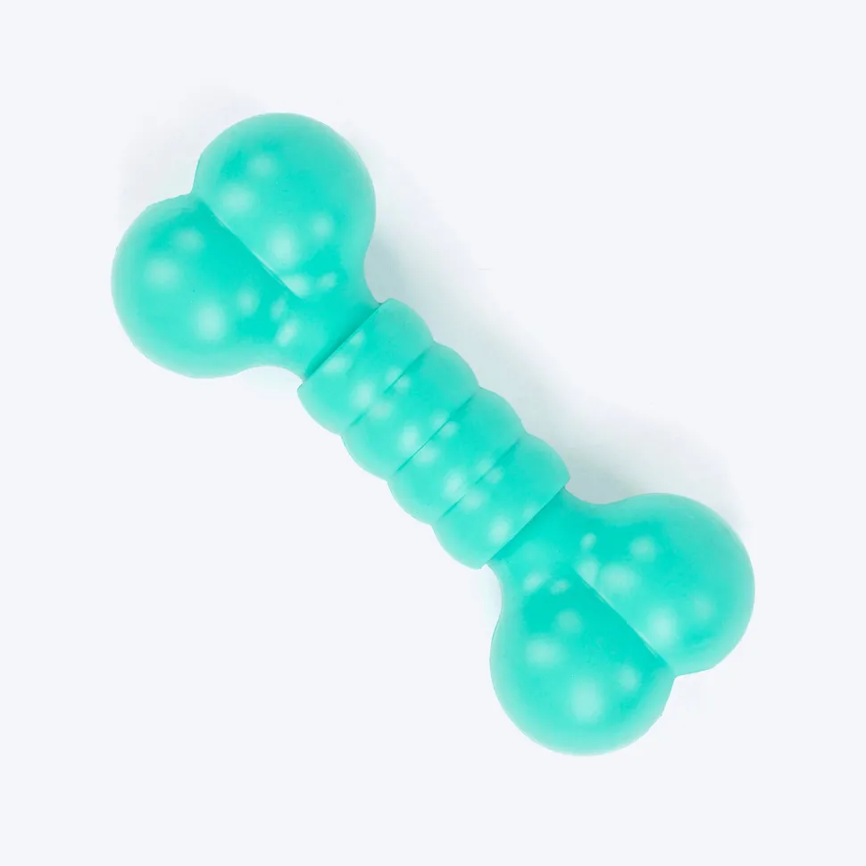HUFT Happy Bone Chew Toy For Dog - Teal