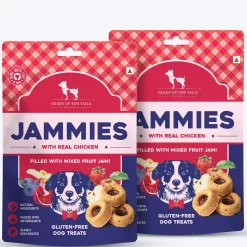 HUFT Jammies - Chicken Filled With Mixed Fruit Jam Dog Treats - 100 g