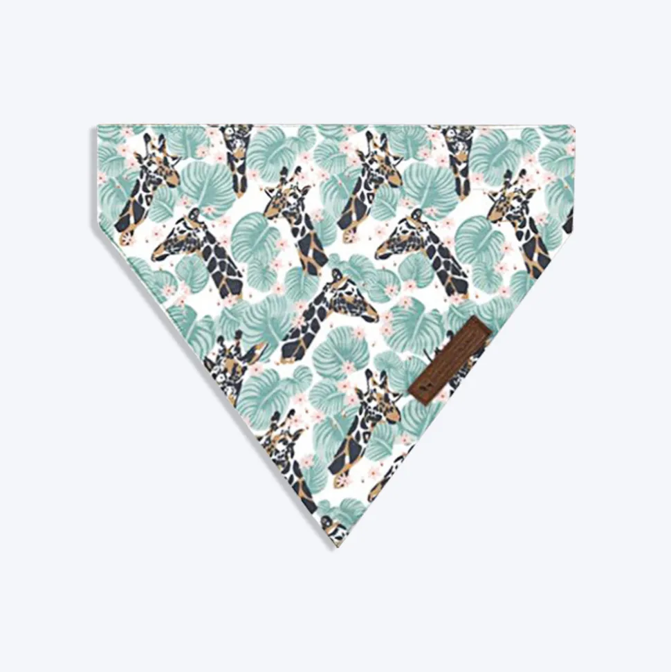 HUFT Jungle Collection Towering Grace Reversible Dog Bandana