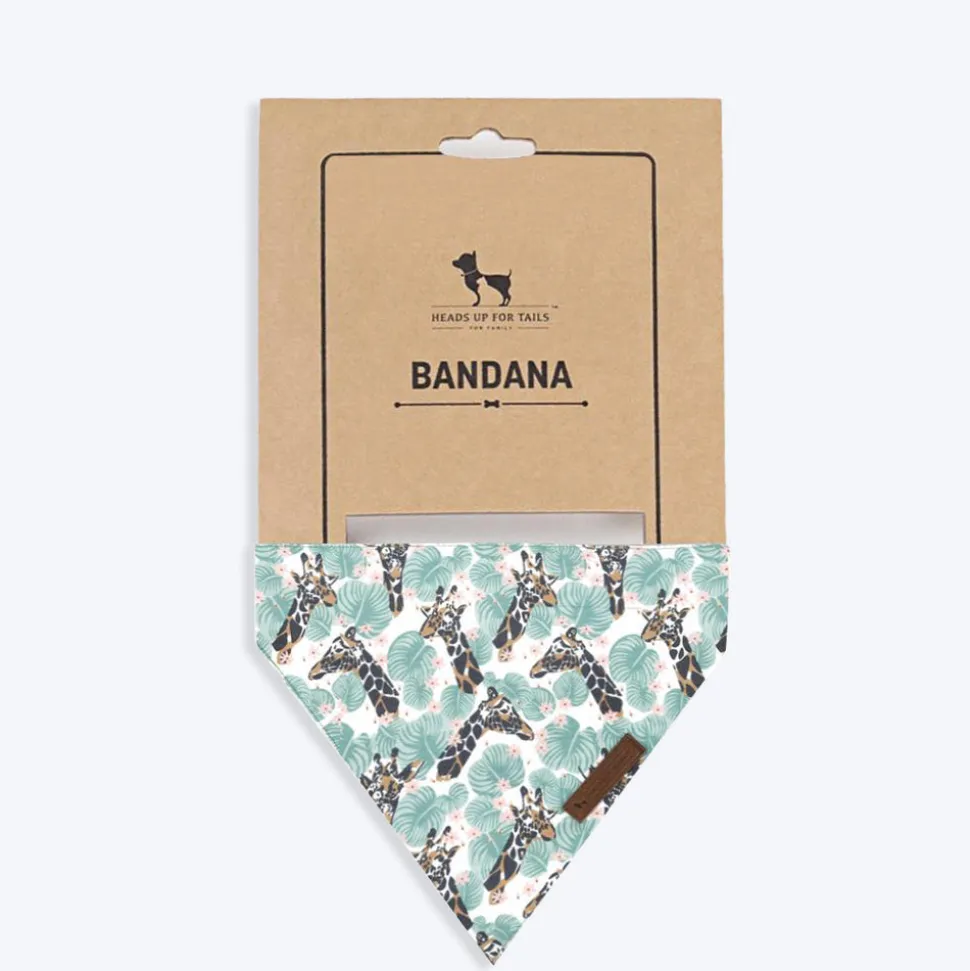 HUFT Jungle Collection Towering Grace Reversible Dog Bandana