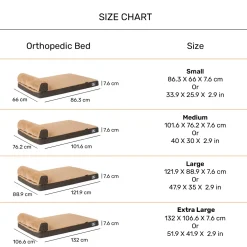 HUFT Made To Order Furry Orthopaedic Dog Bed