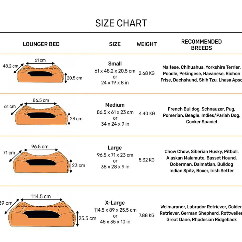 HUFT Made to Order Nap Now Lounger Dog Bed (Free Cushion)