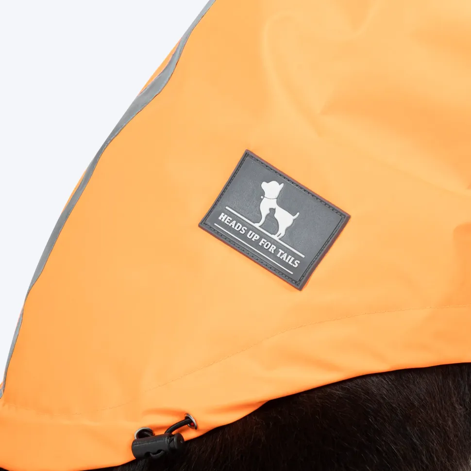 HUFT Magical Mist Raincoat With Harness Opening For Dog - Orange