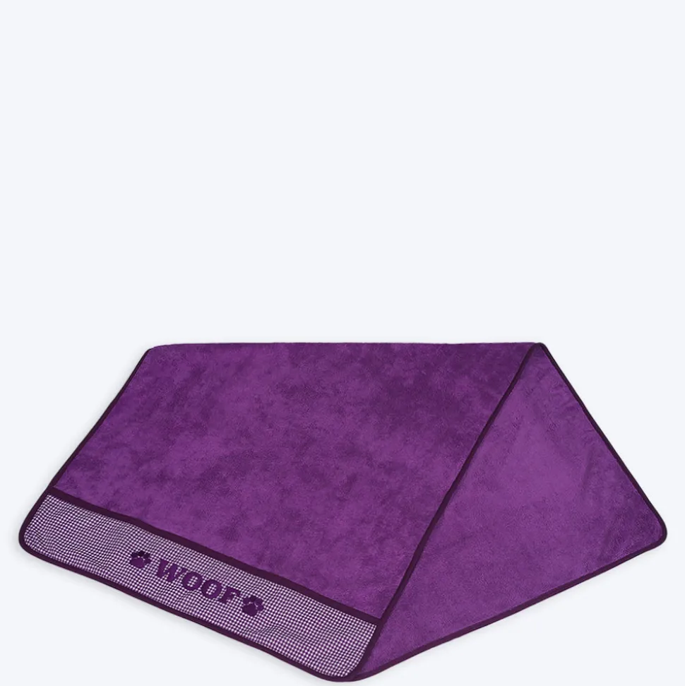 HUFT Microfibre Towel for Dogs - Mauve