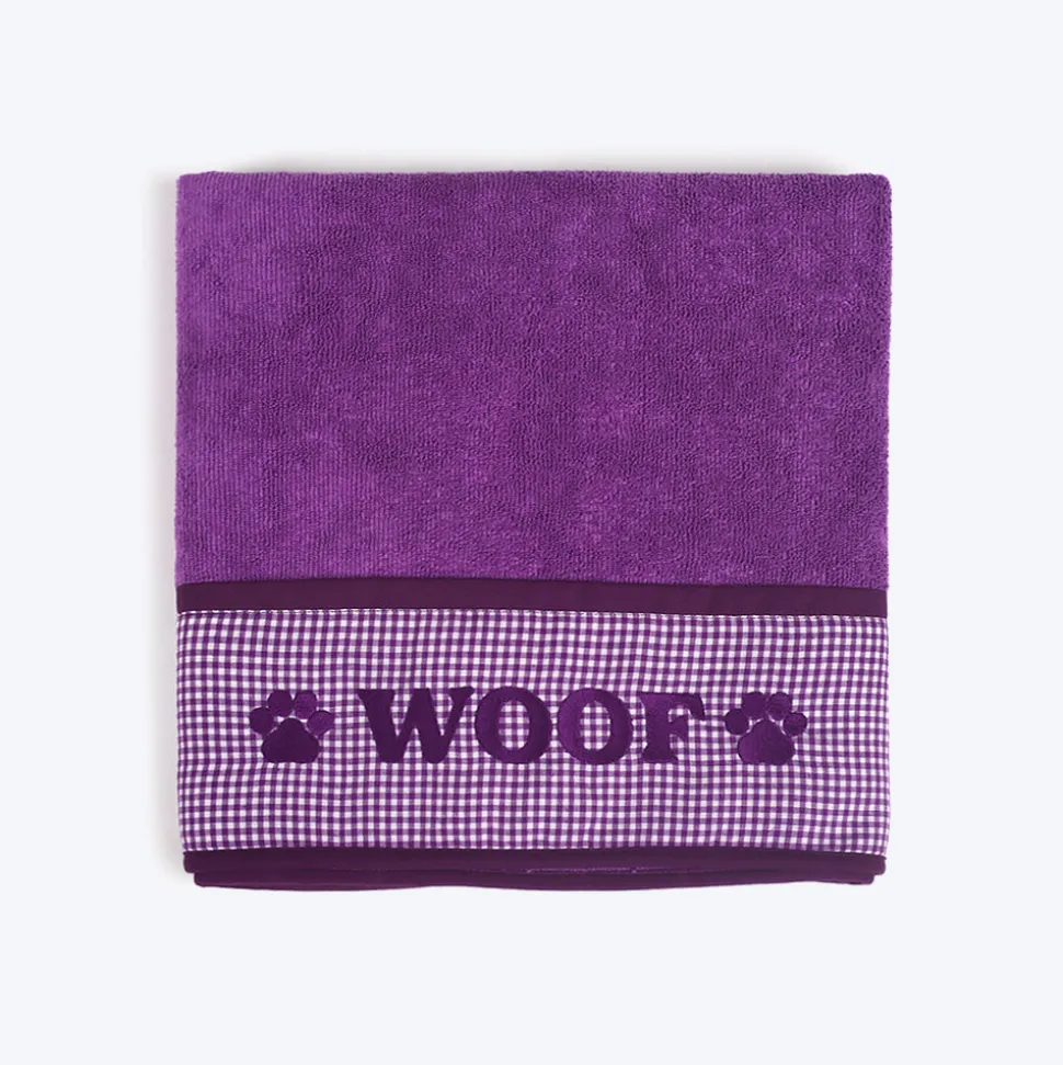 HUFT Microfibre Towel for Dogs - Mauve