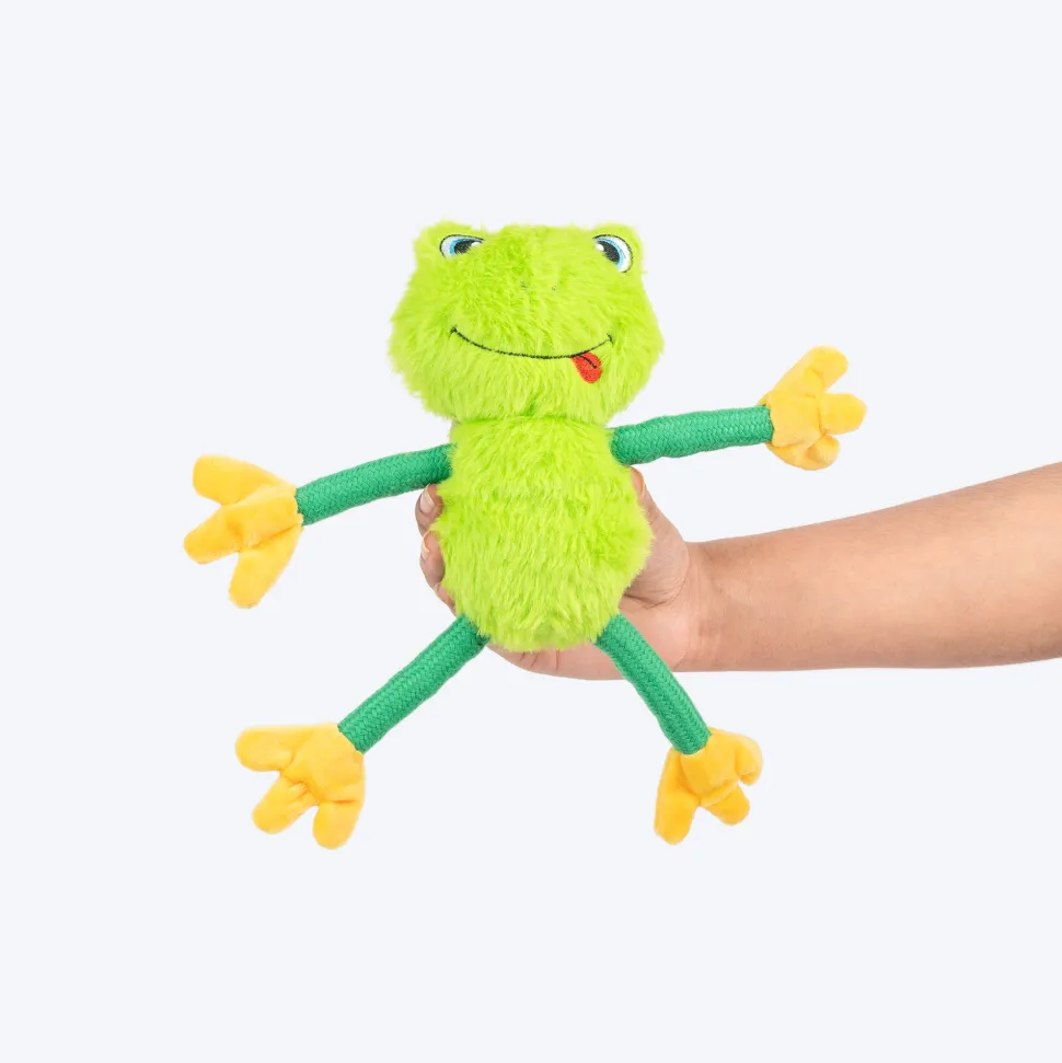 HUFT Mr Hopps Plush Toy For Dog - Green
