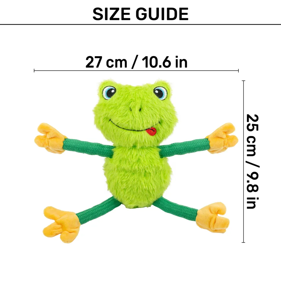 HUFT Mr Hopps Plush Toy For Dog - Green
