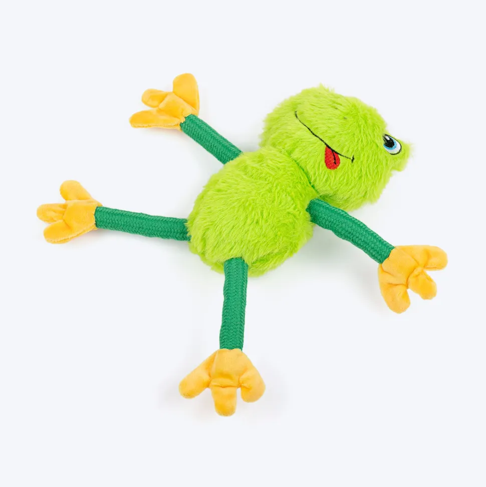 HUFT Mr Hopps Plush Toy For Dog - Green