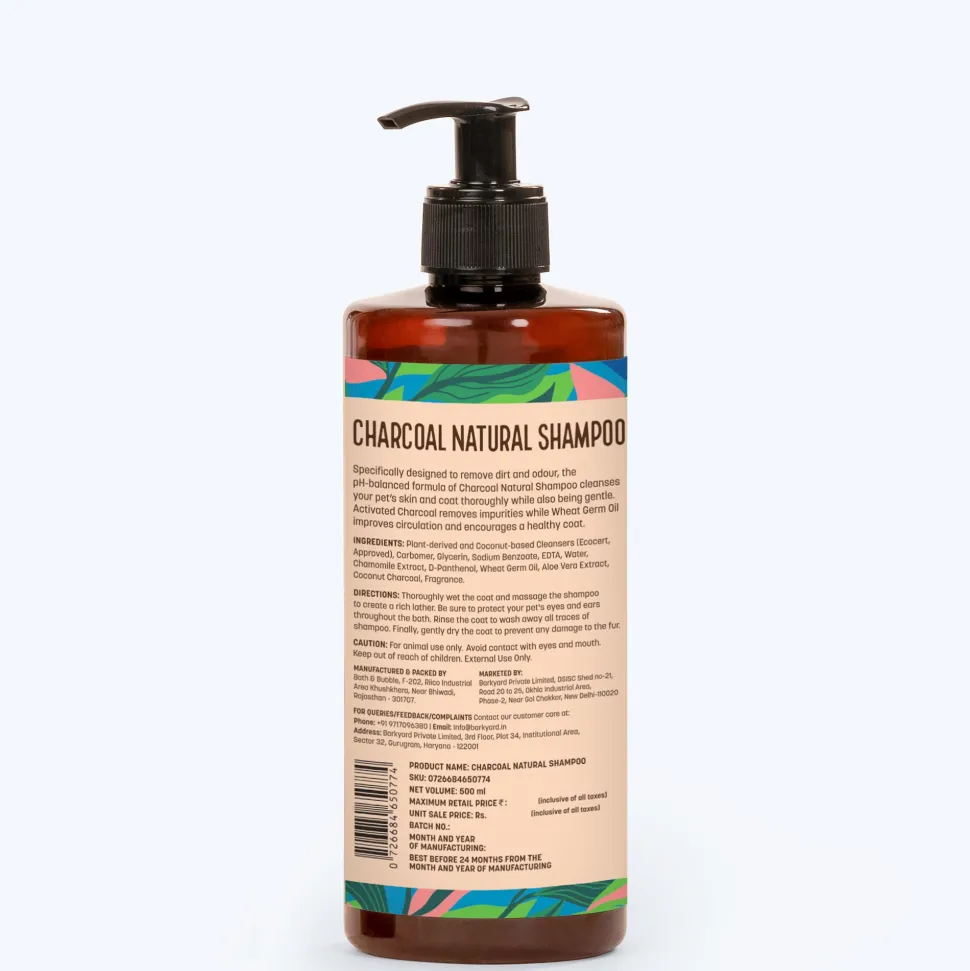 HUFT Natural Activated Charcoal Shampoo For Dog