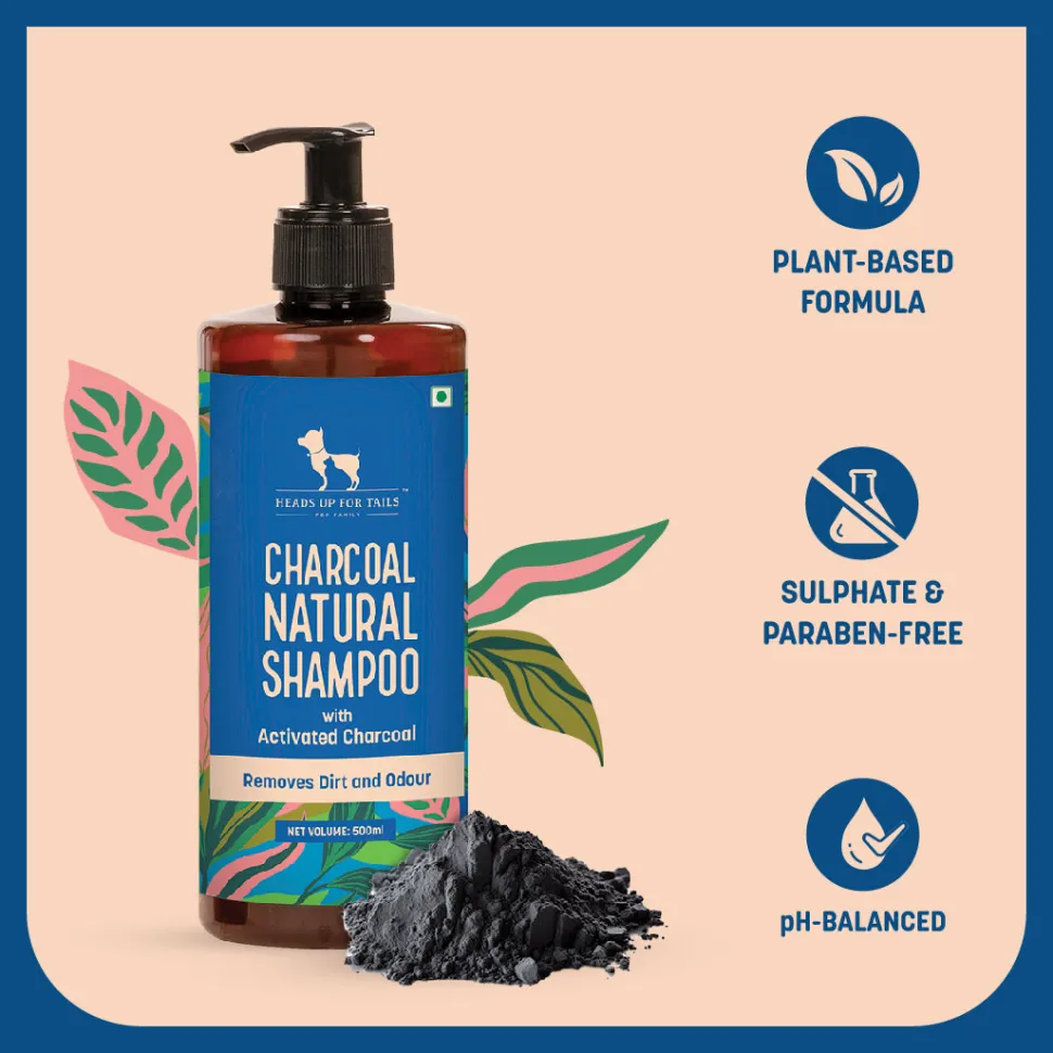 HUFT Natural Activated Charcoal Shampoo For Dog