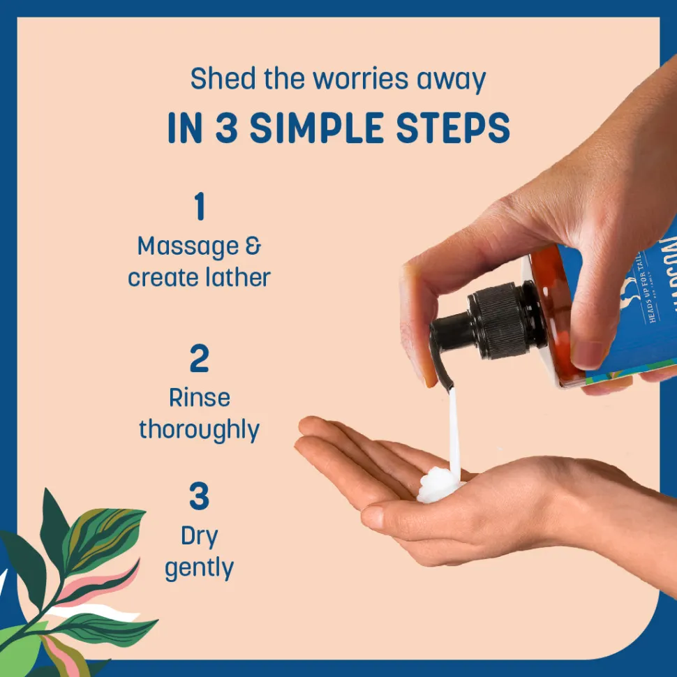HUFT Natural Activated Charcoal Shampoo For Dog