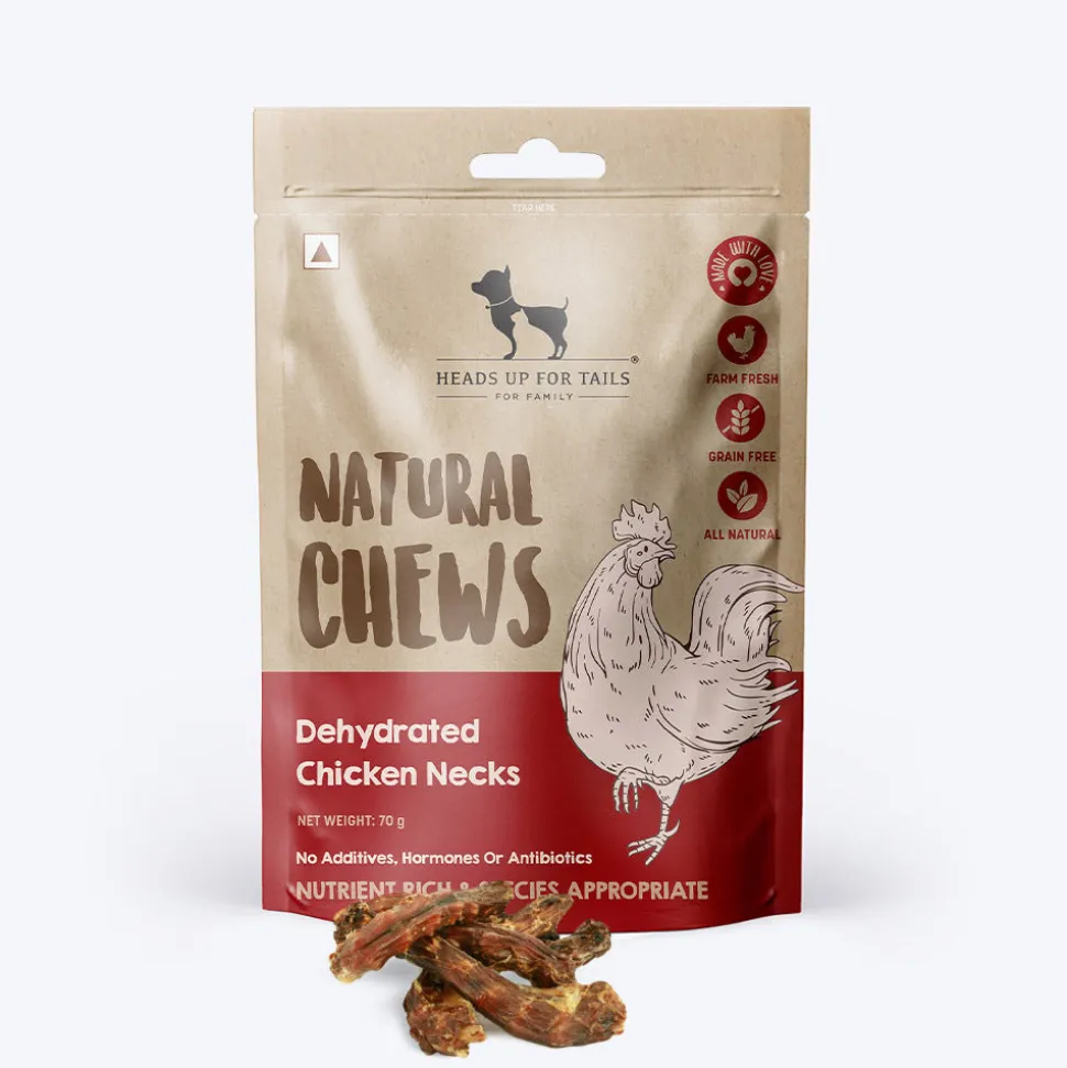 HUFT Natural Chews Doggie Dehydrated Chicken Neck - 70 g