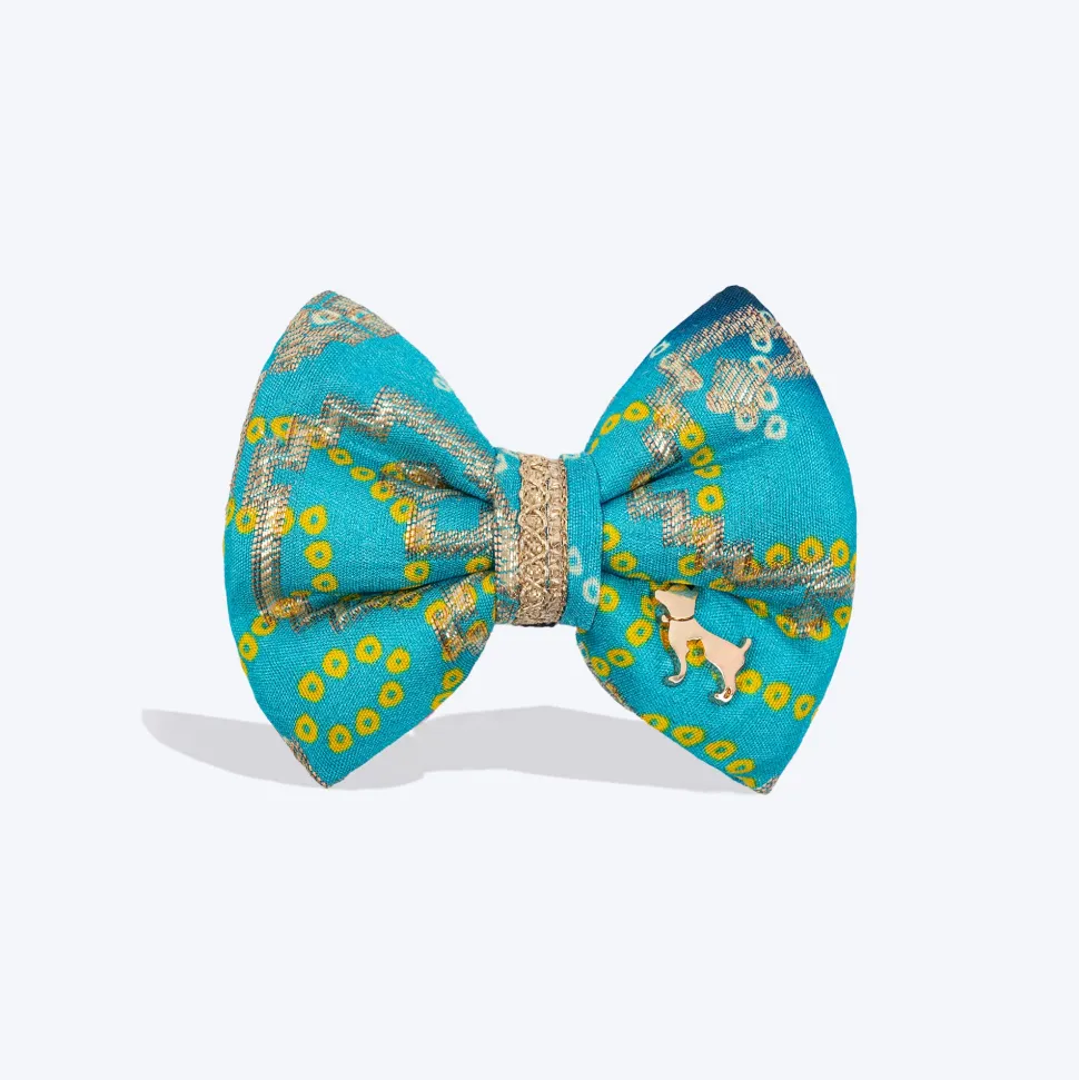 HUFT Noori Bow Tie For Dog - Blue