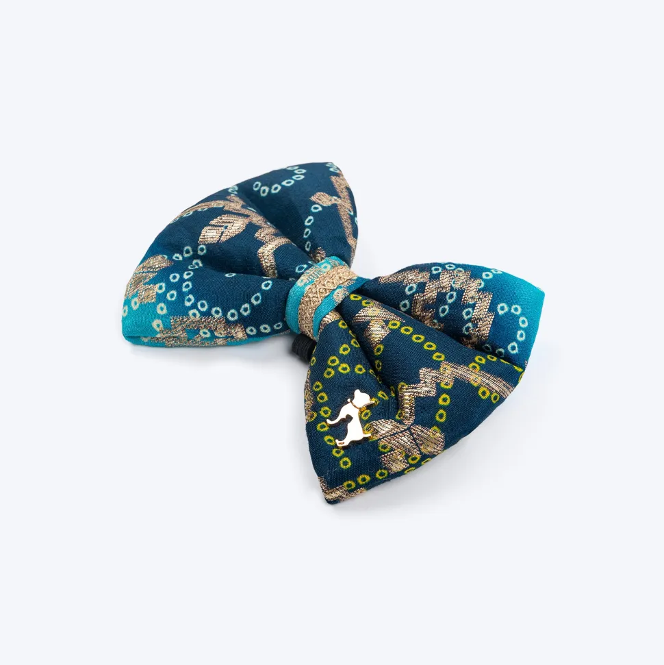 HUFT Noori Bow Tie For Dog - Blue