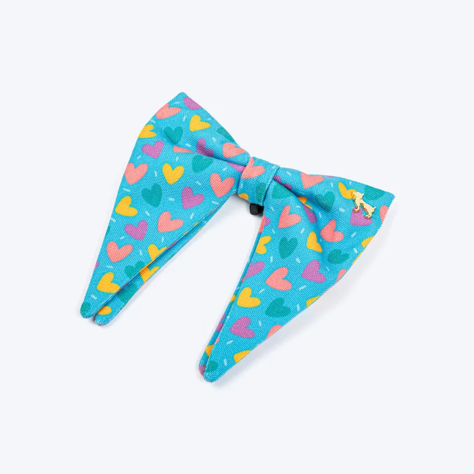 HUFT Over The Rainbow Printed Bow Tie for Dog - Blue